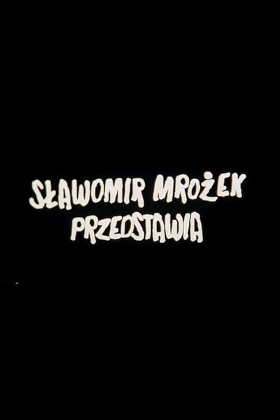 Poster do Filme Sławomir Mrożek przedstawia