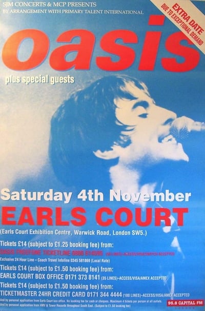 Oasis Live @ Earls Court 1995