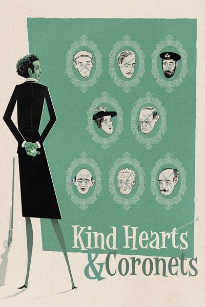 Poster for the movie Kind Hearts and Coronets