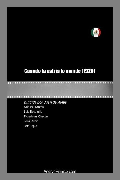 Poster do Filme Cuando la patria lo mande