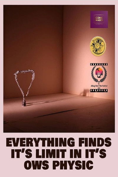 Poster do Filme everything finds it's limit in it's own physics
