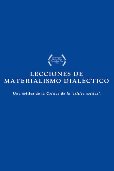 Poster do Filme Lecciones de materialismo dialéctico