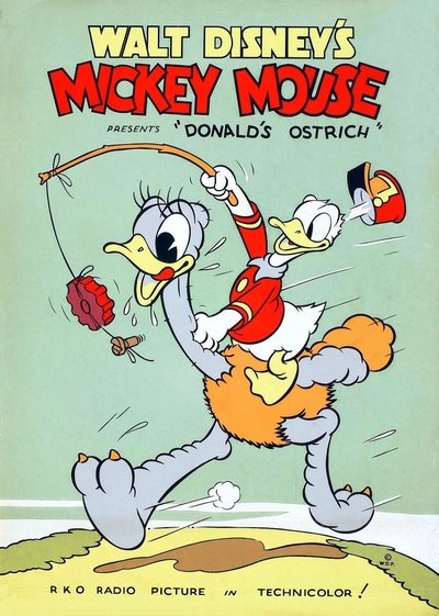 Poster for the movie Donald's Ostrich