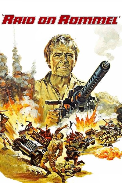 Poster for the movie Raid on Rommel