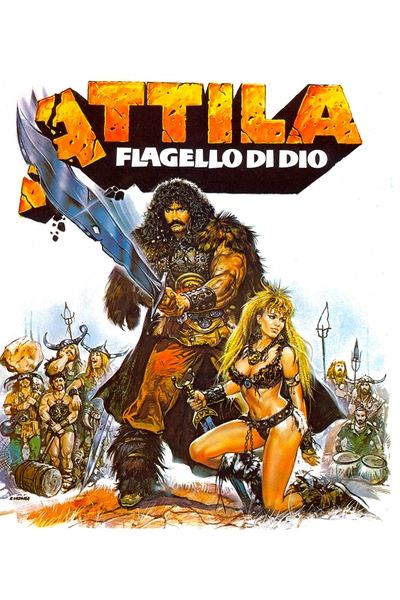 Poster for the movie Attila Scourge of God