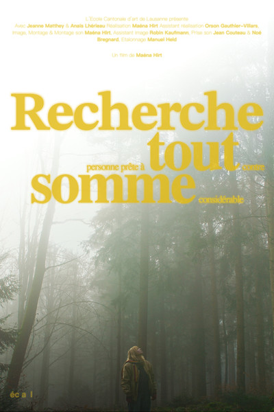 Poster do Filme Recherche personne prête à tout contre somme considérable