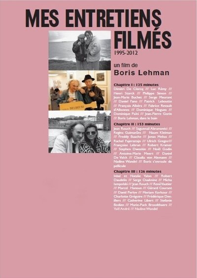 Watch Now!(2013) Mes entretiens filmés Full Movie Torrent
