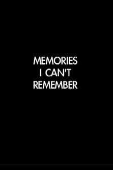Poster do Filme Memories I Can't Remember