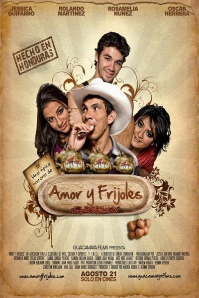 Amor y frijoles poster Amor y frijoles