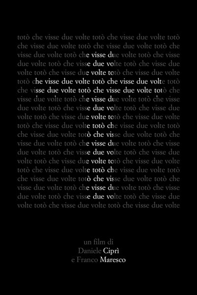 Poster for the movie Toto Who Lived Twice