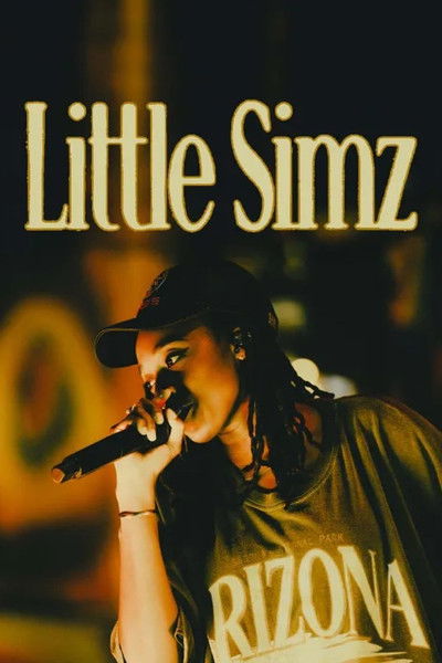 movie poster for Little Simz at the Atelier des Lumières