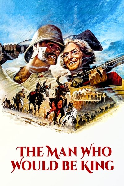 Poster for the movie The Man Who Would Be King