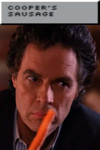 movie poster for Cooper's sausage