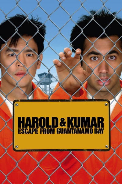 Poster for the movie Harold & Kumar Escape from Guantanamo Bay