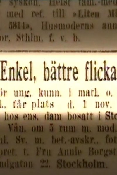 Poster do Filme Enkel, bättre flicka får plats