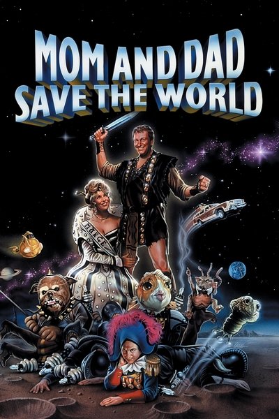 Poster for the movie Mom and Dad Save the World