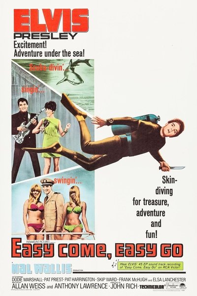Poster for the movie Easy Come, Easy Go