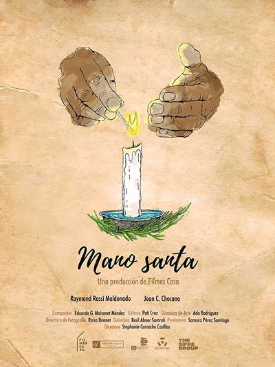 movie poster for Mano santa