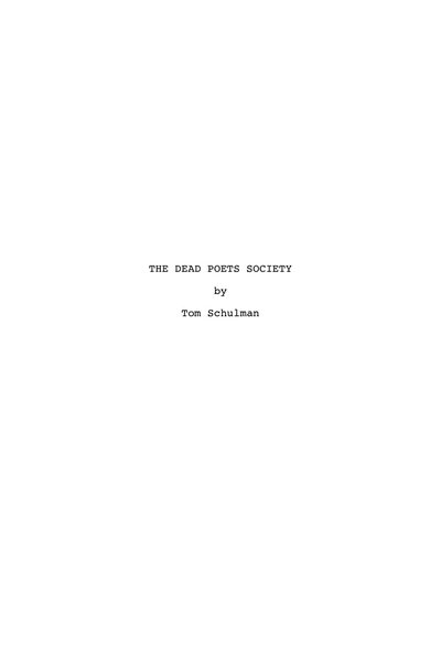 Dead Poets: A Look Back