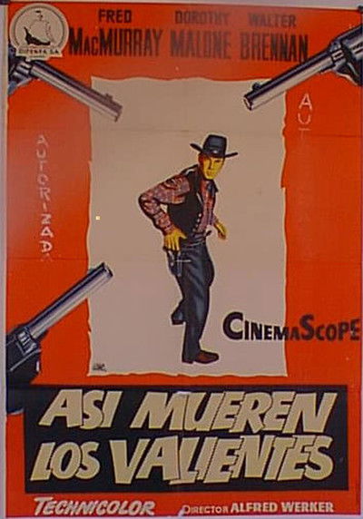 poster Así mueren los valientes