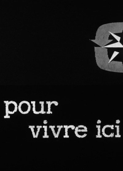 movie poster for Pour vivre ici