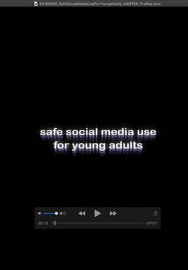 Poster do Filme Safe Social Media Use for Young Adults