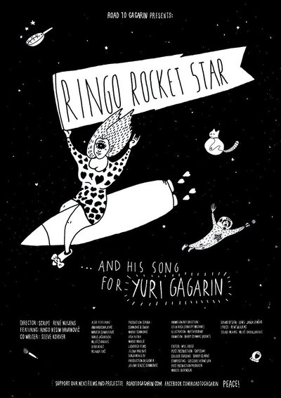 Poster for the movie Ringo Rocket Star and His Song for Yuri Gagarin