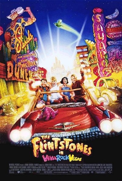 Poster for the movie The Flintstones in Viva Rock Vegas