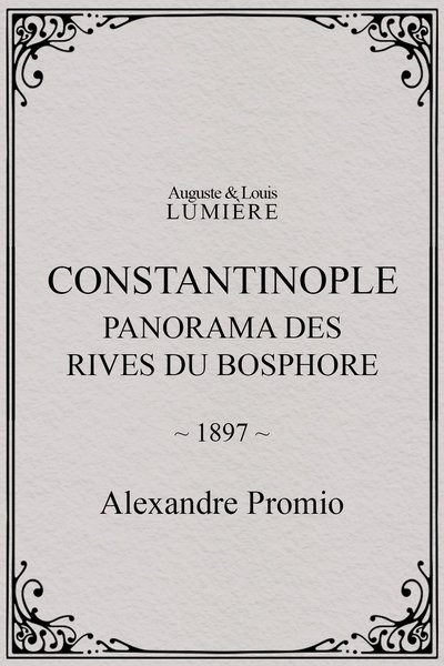 Constantinople, panorama des rives du Bosphore poster Constantinople, panorama des rives du Bosphore