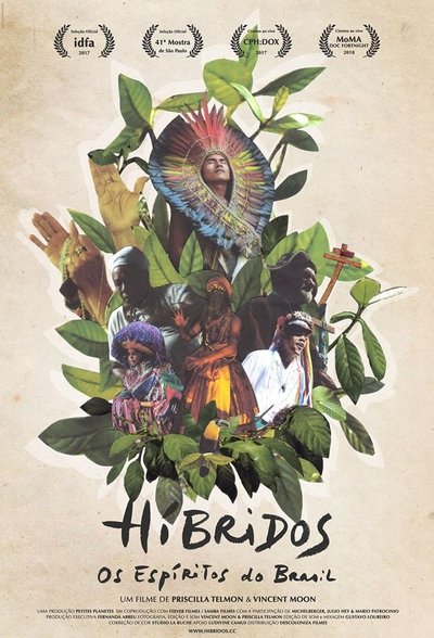 Poster do Filme Híbridos, os Espíritos do Brasil