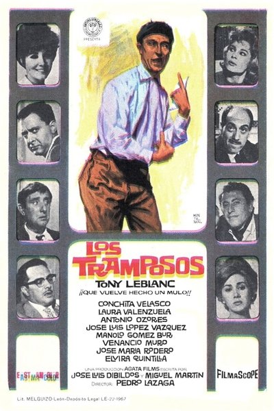 Poster for the movie Los tramposos