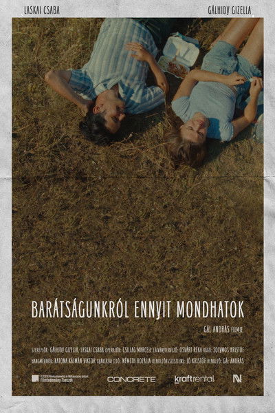 Poster do Filme Barátságunkról ennyit mondhatok