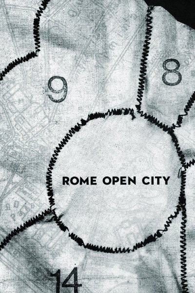Poster for the movie Rome, Open City