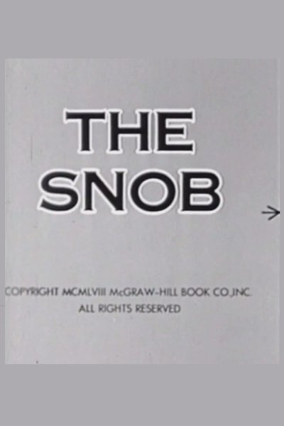 Watch - (1958) The Snob Movie Online