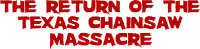 The Return of the Texas Chainsaw Massacre Logo