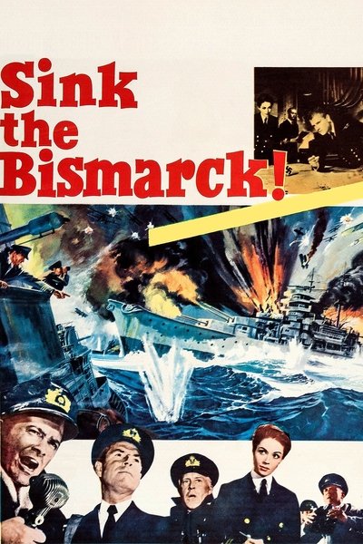 Poster for the movie Sink the Bismarck!