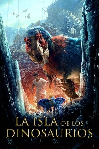 poster La isla de los dinosaurios