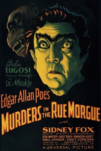 Poster for the movie Murders in the Rue Morgue