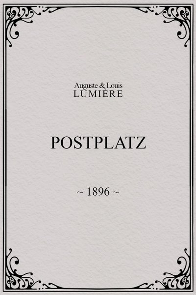 Poster do Filme Postplatz