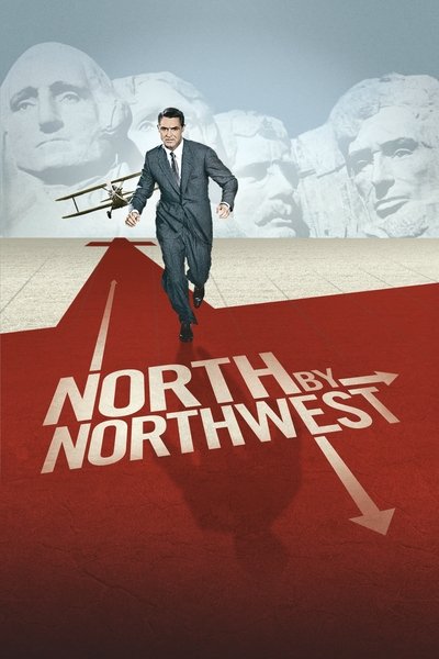 Poster for the movie North by Northwest