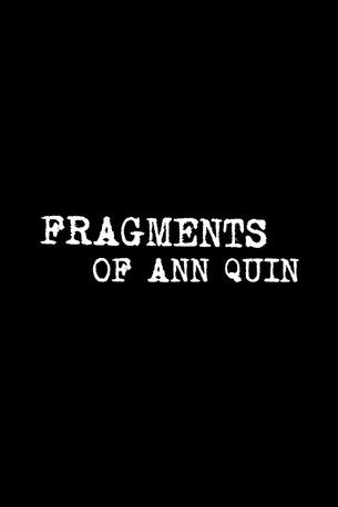 Poster do Filme Fragments of Ann Quin