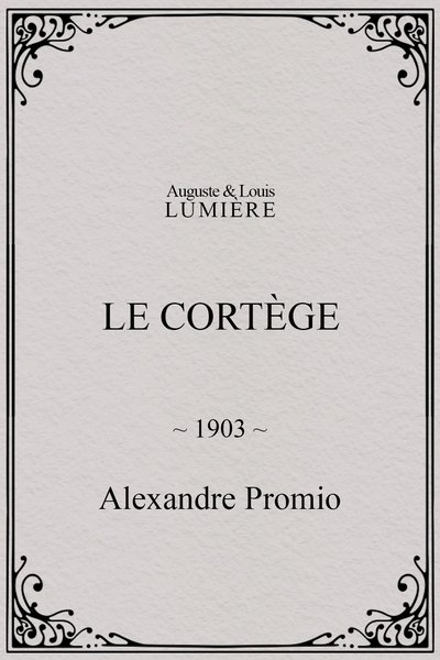 Poster do Filme Le cortège