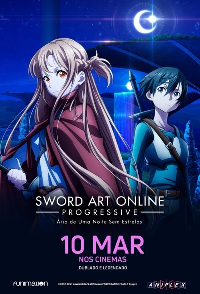 Poster do Filme Sword Art Online Progressive: Ária de uma Noite Sem Estrelas