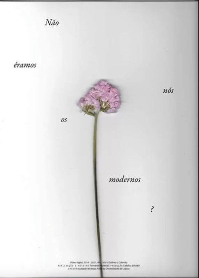 movie poster for Não éramos nós os modernos?