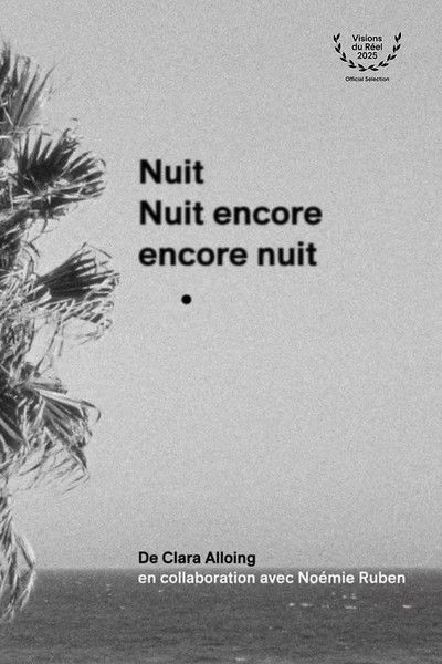 Poster do Filme Nuit. Nuit encore, encore nuit