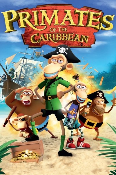Poster for the movie Primates of the Caribbean