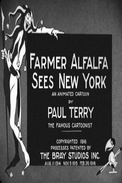 Farmer Al Falfa Sees New York poster Farmer Al Falfa Sees New York