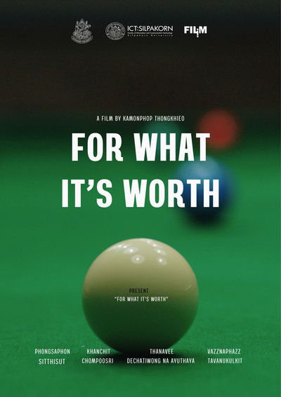 Poster do Filme For what it's worth