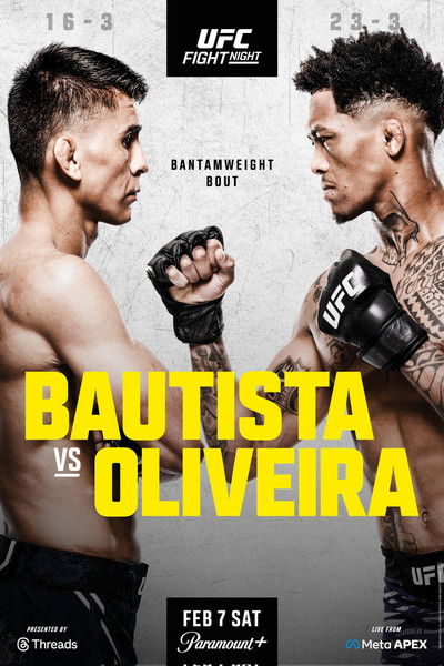 UFC Fight Night 266: Bautista vs. Oliveira