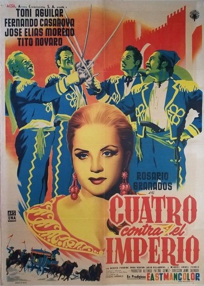 Poster do Filme Cuatro contra el imperio